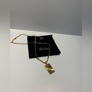 Brand New 18K gold plated Jewelry all new in packageJewelry from “Slide”